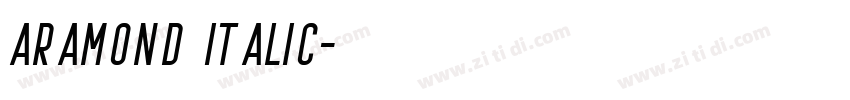 aramond Italic字体转换 aramond Italic字体转换